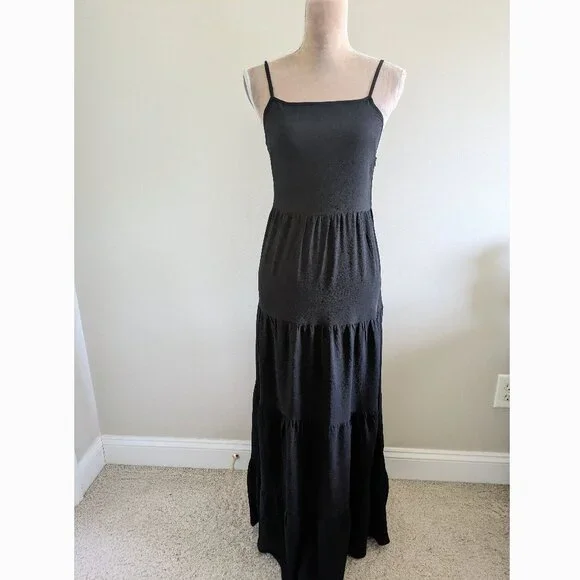 H&M | Dresses | New Divided By Hm Maxi Tiered Dress | Poshmark